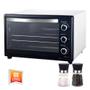 Imagem de Forno Eletrico Best 66 Litros Preto/Branco 220V com Kit Moedor Bela Home