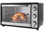 Forno Elétrico de Bancada Mondial Multifuncional 52L Preto e Prata Grand Family II FRN-52-B Imagem de Forno Elétrico de Bancada Mondial Multifuncional 52L Preto e Prata Grand Family II FRN-52-B