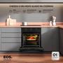 Imagem de Forno Elétrico de Embutir EOS 72 Litros Convection Porta de Vidro All Black EFE72EPM 220V