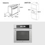 Imagem de Forno Elétrico de Embutir EOS Premium 80 Litros Digital Touch Convecção e Porta de Vidro Espelhado EFE80EEDT 220V