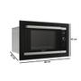 Imagem de Forno Elétrico de Embutir Mueller Decorato Gourmet 127v 44L Preto