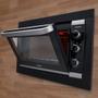 Imagem de Forno Elétrico de Embutir Mueller Decorato Preto 44L