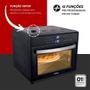 Imagem de Forno Elétrico e Air Fryer Oven Pizza EOS 30 Litros Premium Digital All Black EFE30APD 220V