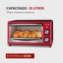 Imagem de Forno Elétrico Mondial Master Cooker 10L Fr-20 Vermelho