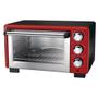 Imagem de Forno Elétrico Oster Convection Cook 18L Porta de Vidro 1400W Vermelho 220V - TSSTTV7118R