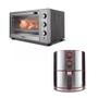 Imagem de Forno Elétrico Philco PFE70I 70L Inox + Fritadeira Air Fry Philco Inox Redstone PFR18VI 4,6L 110v