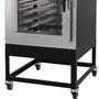 Imagem de Forno Industrial Turbo Elétrico Venâncio Twister 10 Esteiras Exterior Aço Carbono Interior Inox com Cavalete Trifásico 380V FVT10E