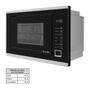 Imagem de Forno Micro-ondas 25L de Embutir MMO0225G1 Mueller Preto 220V