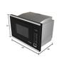 Imagem de Forno Micro-Ondas De Embutir 25 L Preto Mmo0225G1 Mueller