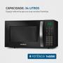 Imagem de Forno Micro-ondas Mondial 34 Litros MO-02-34 com 1400W Preto