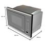 Imagem de Forno Mueller Micro-ondas de Embutir 25L MMO0225G1 Inox Espelhado 220V