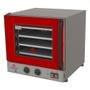 Imagem de Forno Turbo Elétrico Progás Fast Oven 56 Litros Vermelho 127V PRP-004