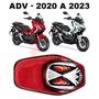 Imagem de Forração Honda ADV 150 Baú Acessório Forro Vermelho Scooter