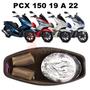 Imagem de Forração Honda Pcx 150 Baú 19 20 Forro Premium Marrom