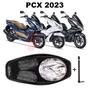 Imagem de Forração Honda Pcx Dlx 2023 Forro Premium Preto + 1 Antena