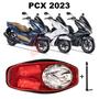 Imagem de Forração Honda Pcx Dlx 2023 Forro Premium Vermelho 1 Antena