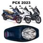 Imagem de Forração Honda Pcx Dlx 2023 Forro Standard Azul + Divisória