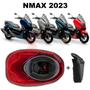 Imagem de Forração Nmax 2023 Connected Baú Forro Vermelho + Guidão