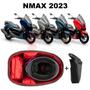 Imagem de Forração Nmax 2023 Connected Forro Premium Vermelho + Guidão