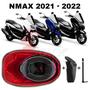 Imagem de Forração Yamaha Nmax 2021 Forro Vermelho + Guidão + 1 Antena