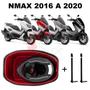 Imagem de Forração Yamaha Nmax Baú Forro Acessório Vermelho + 2 Antena