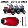 Imagem de Forração Yamaha Xmax 250 Acessório Forro Vermelho + 2 Antena