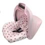 Imagem de Forro Coroa Rosa E Capota Rosa Para Aparelho Bebê Conforto