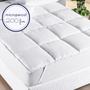 Imagem de Forro de Colchão King Pillow Top Fofinho Super Macio Confortavel Branco Micropercal 200 Fios 