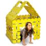 Imagem de Fort Boards: Kit de Construção de Fortes  Jumbo Blocks - Crianças Construindo Brinquedos  Conjunto de 90 peças: Amarelo