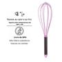 Imagem de Fouet Batedor Inox Silicone Ovos Massas Bolos Cremes 29 cm