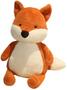 Imagem de Fox Plush Toys, Pelúcia Stuffed Animals, Decorações de Quarto, 12-