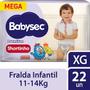 Imagem de Fralda Babysec Shortinho Pants Galinha Pintadinha XG com 22 unidades