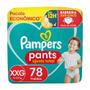Imagem de Fralda Calça Pampers Pants Ajuste Total Tam. XXG 14 a 23kg 78 Unidades