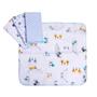 Imagem de Fralda de Boca Paninho de Boca Babete Fraldinha de Boca Para Bebê Com 4 Un Estampado - Papi Textil