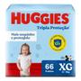 Imagem de Fralda Descartável  Huggies Tripla Proteção Hiper - Tamanho XG- Com 66 Unidades