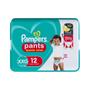 Imagem de Fralda Descartável Pampers Pants Ajuste Total Tamanho XXG - 8 Pacotes com 12 Fraldas - Total 96 Tiras