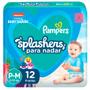 Imagem de Fralda Descartável Pampers Splashers Piscina P/M 12 Unidades