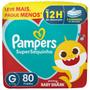 Imagem de Fralda Descartável Pampers Supersequinha Tamanho G (9 a 13kg) 80 Unidades