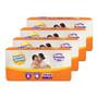 Imagem de Fralda Descartável Pom Pom Derma Protek Tamanho XG - 4 Pacotes com 60 Fraldas - Total 240 Tiras