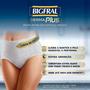 Imagem de Fralda Geriátrica Bigfral Derma Plus P/M Kit com 64 Unidades