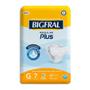 Imagem de Fralda Geriátrica Bigfral Regular Plus G 7U Kit 5