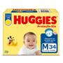 Fralda Huggies Proteção Dia Tamanho M 34 Unidades Descartáveis Imagem de Fralda Huggies Proteção Dia Tamanho M 34 Unidades Descartáveis