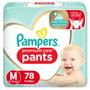Imagem de Fralda Infantil Pampers Premium Care Pants Tamanho M com 78 Unidades