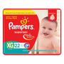 Imagem de Fralda Infantil Xg Pampers Supersec Pacotão Com 22