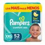 Imagem de Fralda Pampers Confort Sec BIG Descartável Tamanho XXG - 52 Unidades