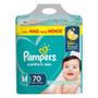 Imagem de Fralda Pampers Confort Sec M Super Com 70 Unidades Fortebag