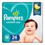 Imagem de Fralda Pampers Confort Sec Pacotao M com 24 unidades