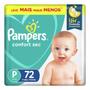 Imagem de Fralda Pampers Confort Sec Super P 72 Tiras