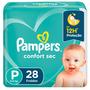 Imagem de Fralda Pampers Confort Sec Tamanho - P com 28 unidades