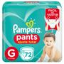 Imagem de Fralda Pampers Pants Ajuste Total Tamanho G com 72 Unidades